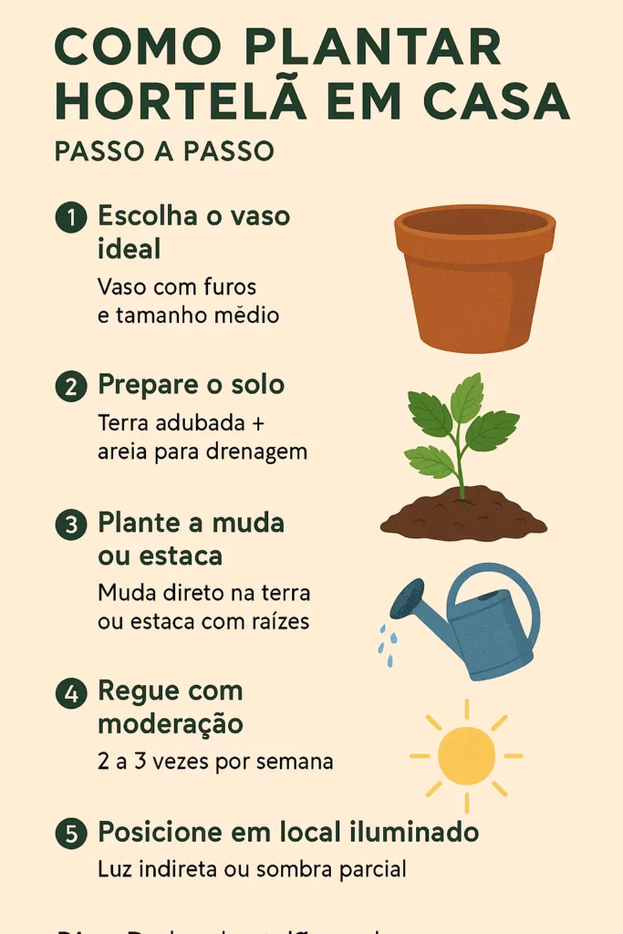Por que e Como Plantar Hortelã em casa?